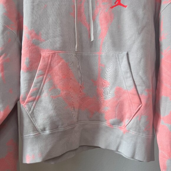 Women's Jordan Heritage Tie Dye Hoodie DM5238-104 | Rare | Cream Neon Orange | - Picture 9 of 12